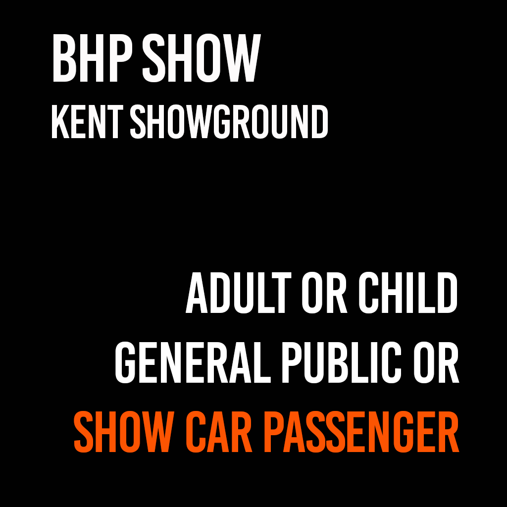 BHP Show Kent 2027 - General Public